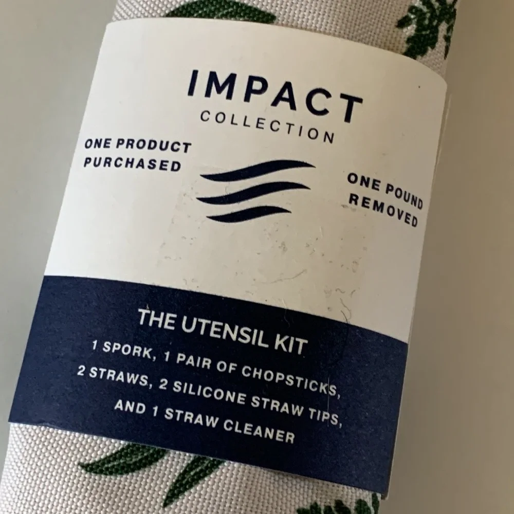 United by Blue Impact Collection The Utensil Kit in Bone White and Fern